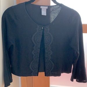 Ann Taylor cropped sweater XS